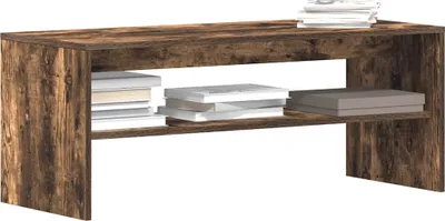 Image de Maison Exclusive - Meuble TV Chêne fumé 100x40x40 cm Matériau dérivé du bois