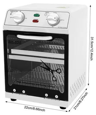 Obrázek produktu pro Parní sterilizátor, výkon 600 W, vysoká teplota 428 °F, BÍLÁ, 220–240 V