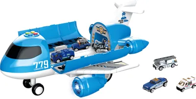 Produktbild von Flugzeugträgerstation mit Effekten 40 cm 6 Autos