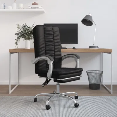 Produktbild von "im Angebot" Bürostuhl mit Liegefunktion Schwarz Kunstleder - Bürostühle CC15874