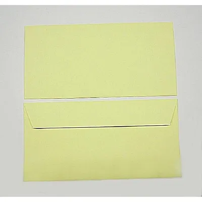 Produktbild von Briefumschläge DIN C6/5 120g/qm haftklebend VE=100 Stück zitronengelb