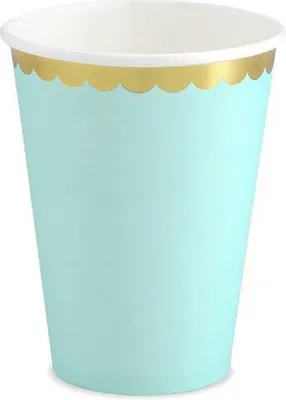 Image de Gobelet en carton à la menthe, 220ml (1 pc / 6 pcs)