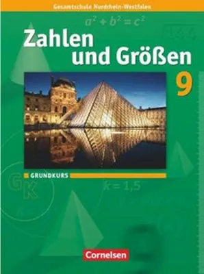 Obrázek produktu pro Zahlen und Größen 9. Schuljahr. Schülerbuch. Grundkurs