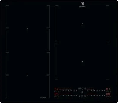 Image de Electrolux EIV66453I, Noir, Encastrable, 60 cm, Plaque de cuisson à induction avec zones, 4 zones/zones, 4 zones/zones