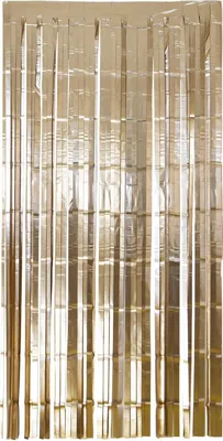 Produktbild von Party Vorhang matt gold 1x2m