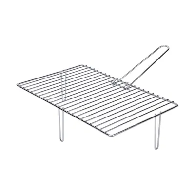 Immagine prodotto di griglia zincata a 3 gambe per caminetti. 46,6x28cm