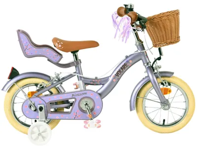 Productafbeelding van Volare Blossom Kinderfiets - Meisjes - 12 inch - Paars - Twee handremmen