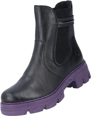 Produktbild von Rieker Damen Stiefelette gefüttert Schwarz