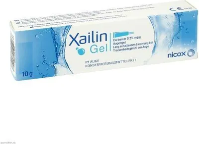 Produktbild von Xailin Gel bei trockenem Auge, 10 g Gel