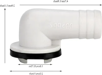 Productafbeelding van Uitlaatconnector Airco - Afvoerbuis - Water Afvoeren - Rechthoekige Hoek - 1 Inch - Groen