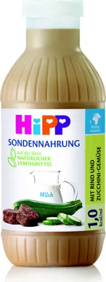 Obrázok produktu pre Hipp tube feed normocaloric 12x500ml hovädzie mäso a cuketa zelenina