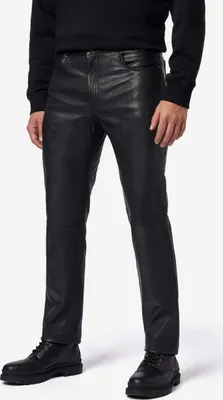 Image de Pantalon en cuir homme Jeans en cuir Ricano TRANT PANT - Noir / 36