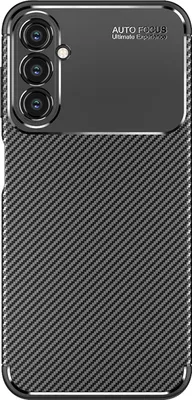 Image de Cazy Robuste Coque en Silicone Compatible avec Samsung Galaxy A24 4G - Noir