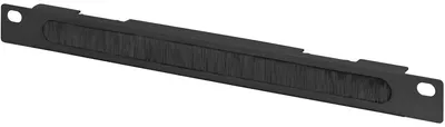 Productafbeelding van DIGITUS DN-10-ORG-1-2U-B, 10-inch kabeldoorvoerpaneel, 0,5 HE, zwart