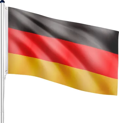 Produktbild von FLAGMASTER Alu Fahnenmast 6,5m Flaggenmast Fahnenstange Deutschland Fahne Flagge