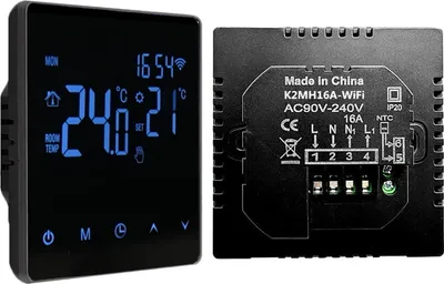 Obrázek produktu pro WiFi Smart Thermostat Regulátor teploty pro 3A ohřev vody LCD displej dotykový displej týden programovatelný Tuya App Control Podlahové topení termostaty pro domácnost kancelář škola hotel