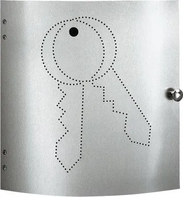 Obrázek produktu pro Kovová schránka na klíče, 64 x 40 cm, černá.