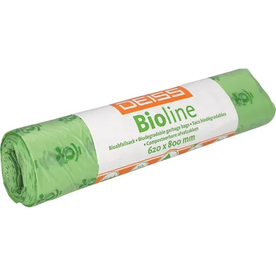 Produktbild von DEISS Müllbeutel kompostierbar 60 Liter, 10 Stück
