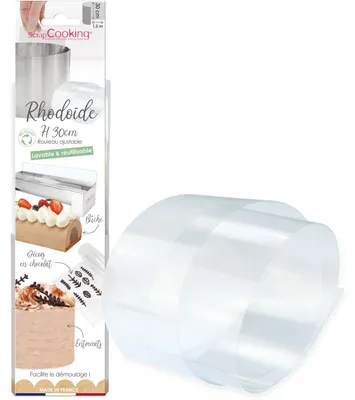 Rhodoidband 1,5 m x 30 cm, transparent, PVC