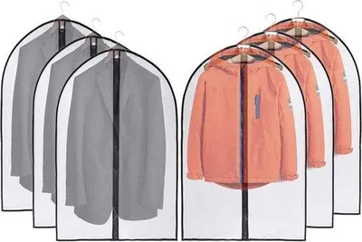 Produktbild von Famanu Kleidungstaschen für Kinderkleidung - Transparent, Wasserabweisend