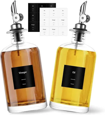 Produktbild von Trichter - 500 ml - Glas - Spülmaschinenfest - Edelstahl - Luftdicht - Lebensmittelgeeignet