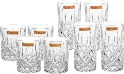 Produktbild von Nachtmann Whisky- & Longdrinkgläser "Noblesse", 8er Set je 4 Stück