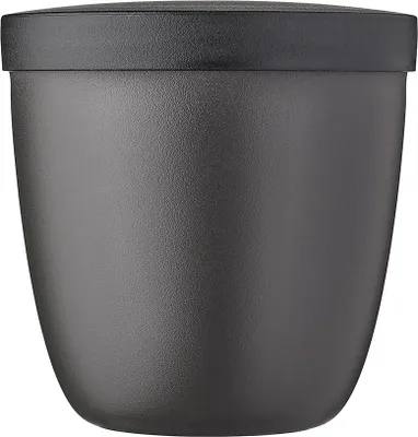 Produktbild von Mepal - Snackbox Ellipse - Lebensmittelbehälter zum Aufbewahren und Transportieren von Snacks - geeignet für Gefrierschrank, Mikrowelle & Spülmaschine - 500 ml - Nordic Black