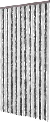 Image de Moustiquaire Gris et blanc 100x220 cm Chenille