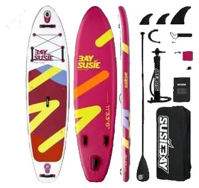 Image de Planche de paddle gonflable, extra-large, capacité de charge de 163 kg, 5021477