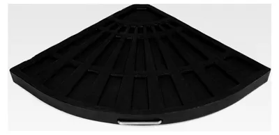 Produktbild von Gewichtplatten für Kreuzständer von Sonnenschirmen, je 12 kg, schwarz