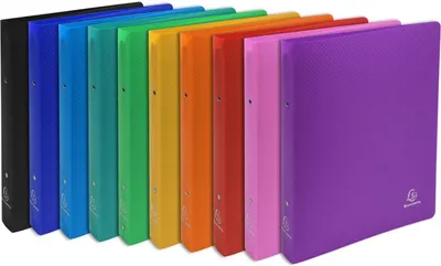 Produktbild von Exacompta PP 700µ 2 Ringbinder 40mm blickdicht DIN A4 sortiert