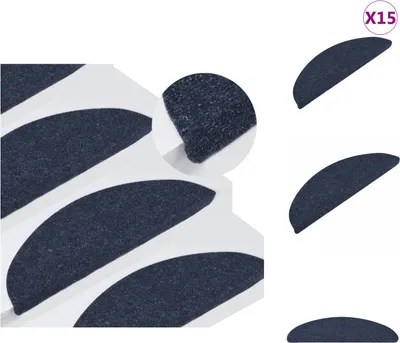 Obrázok produktu pre vidaXL Samolepiace rohože 15 ks 56x17x3 cm Modrá - Rohože