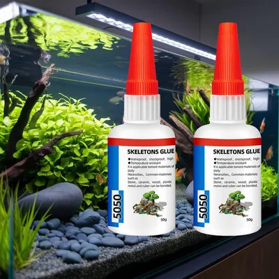 Obrázok produktu pre Lepidlo na akváriové rastliny, sada 2 túb, 50 g, pre akvárium