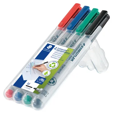 Obrázok produktu pre Staedtler 315 WP4, 1 kusov, Čierna, Modrá, Zelená, Červená, Šedá, Polypropylén (PP), 1 mm