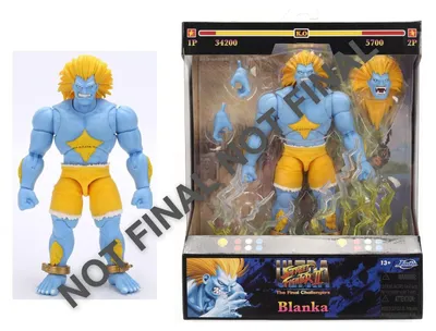 Image de Jada Figurine Street Fighter II, personnage Blanka, modèle P2, référence 9337931314R20