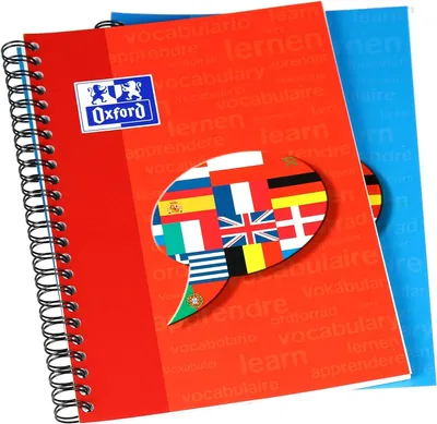 Zdjęcie produktu dla OXFORD Vocabulary book, linijka 53, DIN A5, zaokrąglona krawędź, 48 kartek