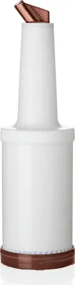 Produktbild von Dosier- und Vorratsflasche 1 L Höhe 32 cm braun
