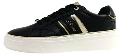 Produktbild von s.Oliver  Damenschuhe Schnürschuhe Sportive Schwarz Freizeit, Schuhgröße:41 EU