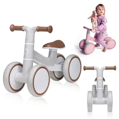 Produktbild von LIONELO Laufrad VILLY, Vordere Dämpfung, Ergonomische Gestaltung, das Gleichgewicht lernen, Durchmesser 18,5 cm Zoll - Beige Latte
