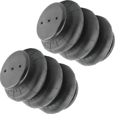 Zdjęcie produktu dla Para zawieszeń pneumatycznych z potrójnym miechem 2600 LBS Universal do lekkich mini-ciężarówek