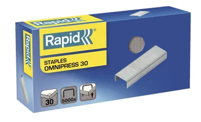 Produktbild von Rapid Heftklammern Omnipress 30 verzinkt 5.000 Stück