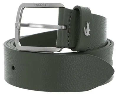 Immagine prodotto di LACOSTE Pelle cintura Elegance Grained Leather Belt W95 Kaki verde scuro