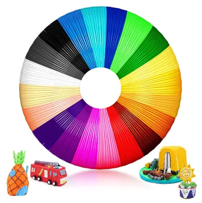 Produktbild von 3D Stift Filament Set mit 20 Farben