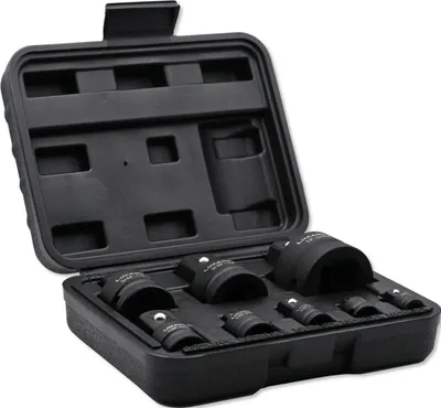 Produktbild von Kraft Stecknuss Adapter 8tlg Schlagschrauber Nüsse Reduzierung 1/2"3/4"1/4"3/8"