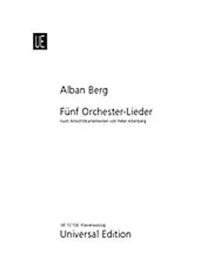 Produktbild von 5 Orchesterlieder