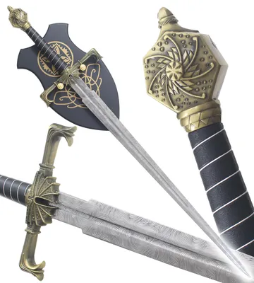 Produktbild von House of Dragon Schwert Aegon Targaryen Replik Sabre Schwert Blackfyre