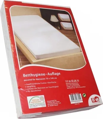 Produktbild von Babybett Auflage Kinderbett 70x140 cm Betthygiene Spannbettlaken Frottee