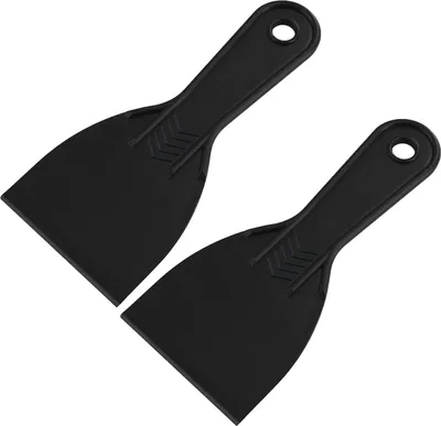 Produktbild von Aibecy 2pcs SLA DLP UV-Harz 3D-Druck Modell Schaufel Kunststoff-Entfernungswerkzeug Black Spade Spatel Kompatibel mit Creality Anycubic Wanhao TENLOG 3D-Drucker