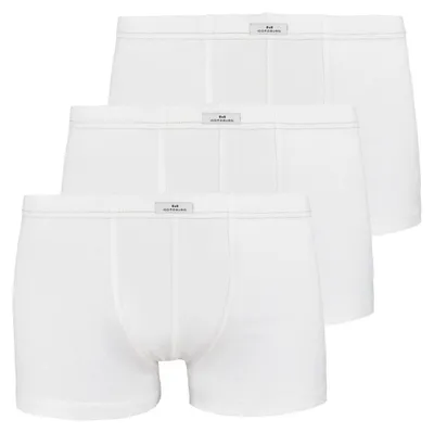 Produktbild von GÖTZBURG Herren Pants, Unterhose - Baumwolle Single Jersey weiß, uni, 3er Pack Größe: 5