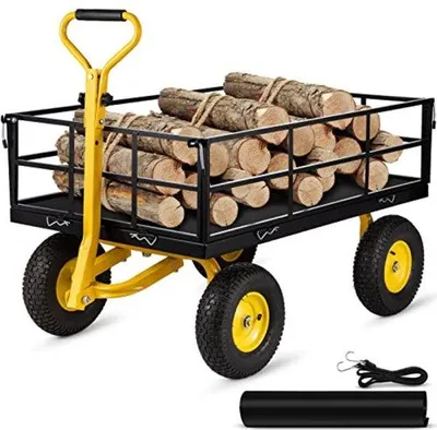 Produktbild von Famanu Gartenwagen mit großer Kapazität - Multifunktional